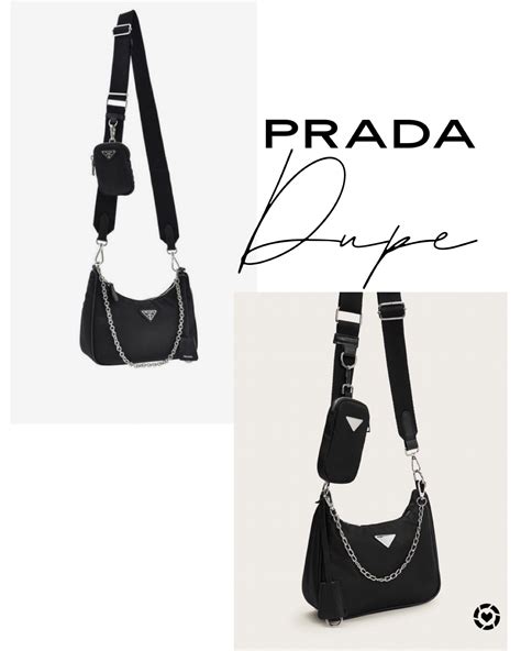 dupe prada white crossbody|prada aesthetic dupe.